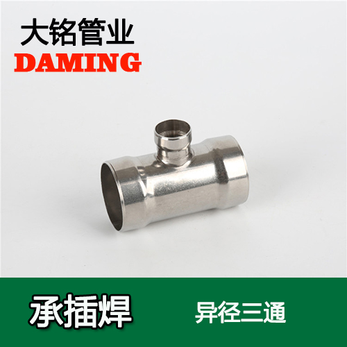 DN80*20 承插焊接式香蕉视频污下载变径三通接头（304 316L）