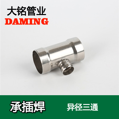 DN80*25 承插焊接式香蕉视频污下载变径三通接头（304 316L）