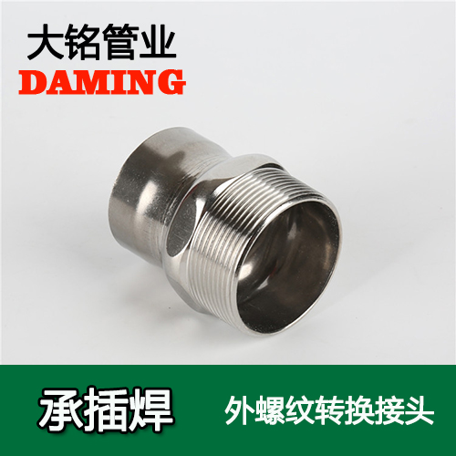 DN65*2-1/2 承插焊接式香蕉视频污下载外螺纹转换接头（304 316L）