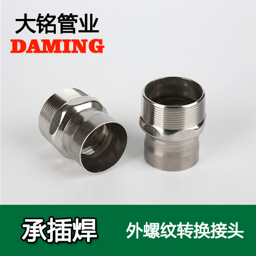DN50*2 承插焊接式香蕉视频污下载外螺纹转换接头（304 316L）