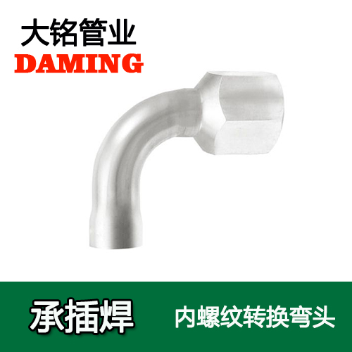 DN50*2 承插焊接式香蕉视频污下载90度内螺纹弯头（304 316L）